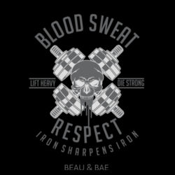 Lift Heavy Die Strong, Men's Sweater Design
