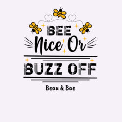 Bee Nice, Girls Long Sleeve T Design