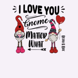 Gnome Matter What, Girls Long Sleeve T Design
