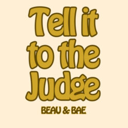 Tell It To The Judge, Boys Hoodie Design