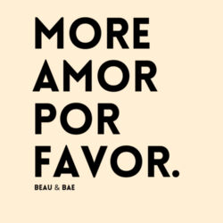 More Amor, Women's T Design