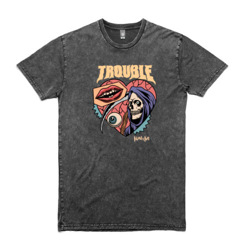 Trouble, Men's Stone Wash T Thumbnail