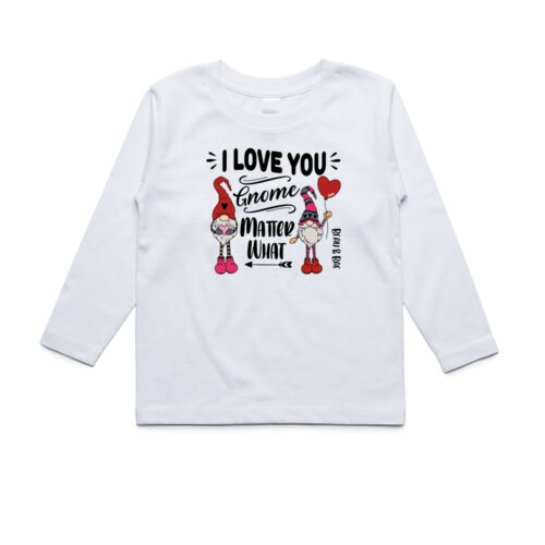 Gnome Matter What, Girls Long Sleeve T Thumbnail