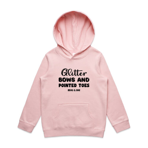 Glitter & Bows, Girls Hoodie Thumbnail