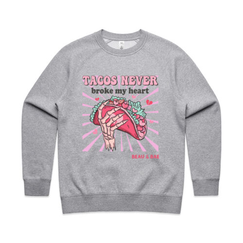 Tacos Never Broke My Heart, Women's Sweater Thumbnail