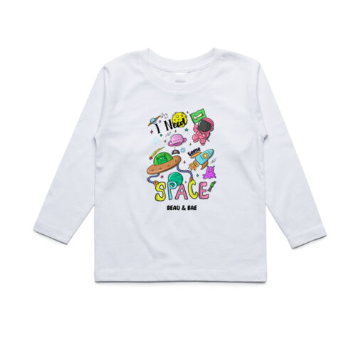 I Need Some Space, Girls Long Sleeve T Thumbnail