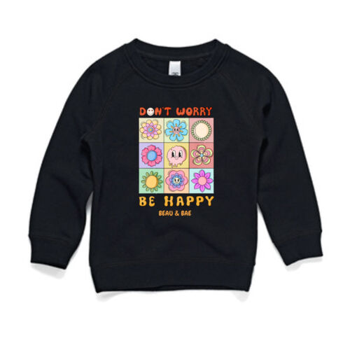 Be Happy, Girls Sweater Thumbnail