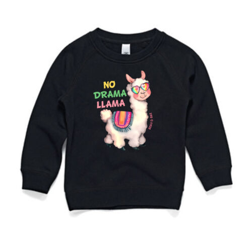 No Drama Llama, Girls Sweater Thumbnail