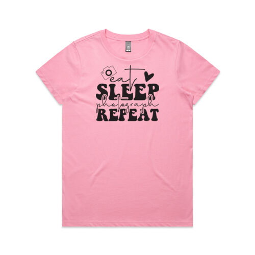 Eat, Sleep, Photograph, Repeat, Women's T Thumbnail