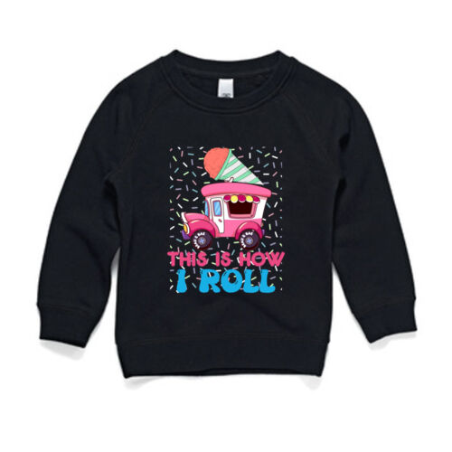 How I Roll, Girls Sweater Thumbnail
